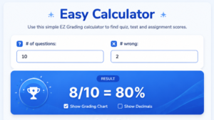 Grading Bell Curve Calculator