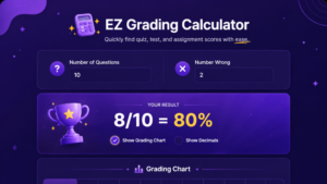 grading scale kindergarten